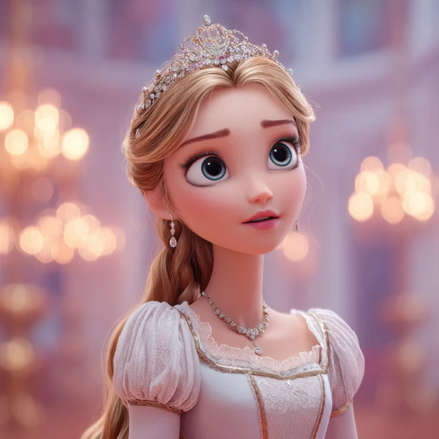 Beautiful Princess Smile Animated Film