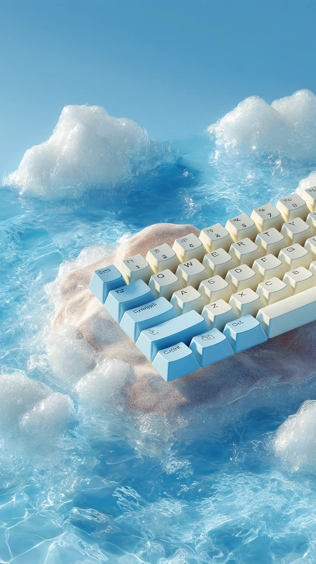 Keyboard Product Designs Floating Island Photography