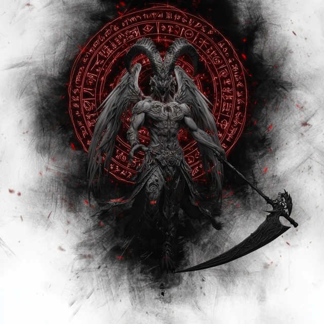 Demonic Angel Fantasy Art