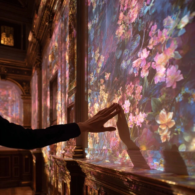 Renaissance Theater Interior Floral Projections