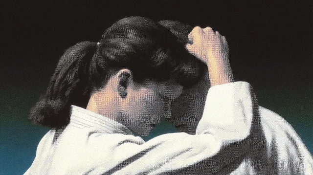 Judo Woman in Action: Powerful and Graceful