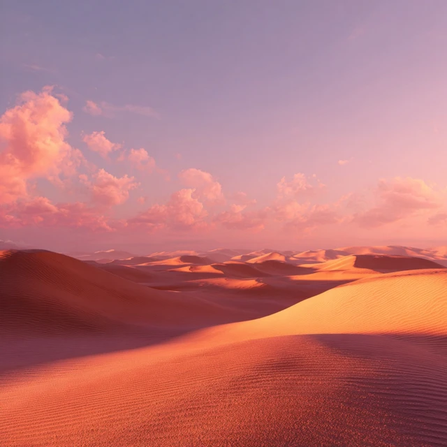 Desert Dawn 3D Render Realistic Sand Dunes AAA Graphics