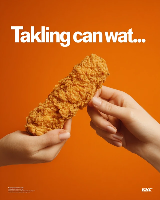 KFC Fried Chicken Advertising Poster Delicious Food