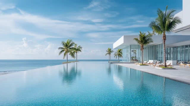 Beachfront Hotel with Infinity Pool