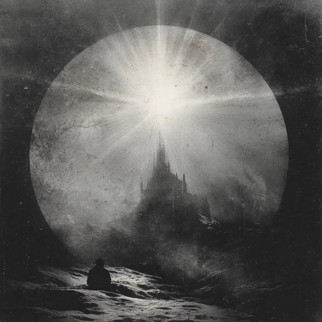 Black Metal Cover Artwork Analog Sun Pale Echoes