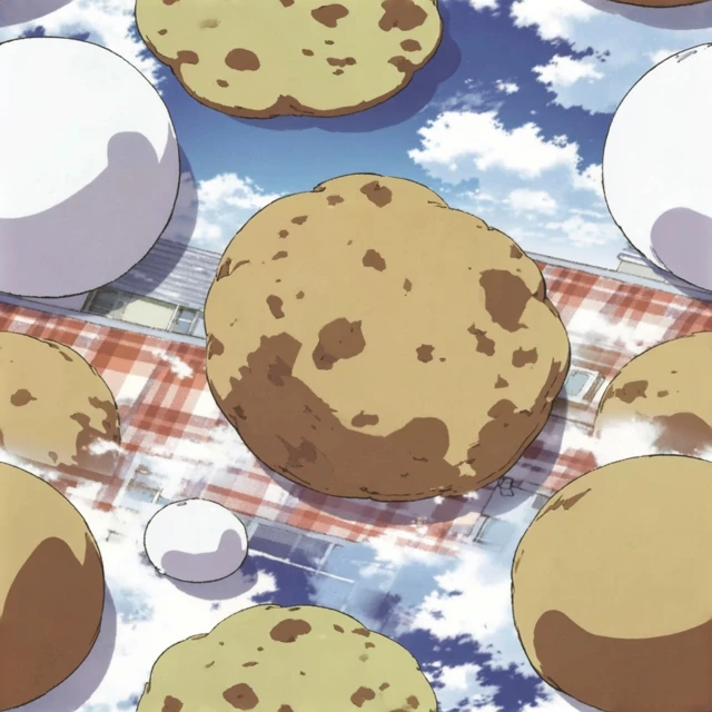 Anime Style Cookies and Eggs on a Sunny Day