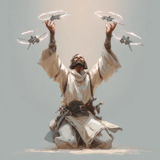 DND Cleric with Drone Hands