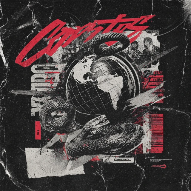 Corteiz Streetwear Illustration Barbed Wire Globe Snake Power