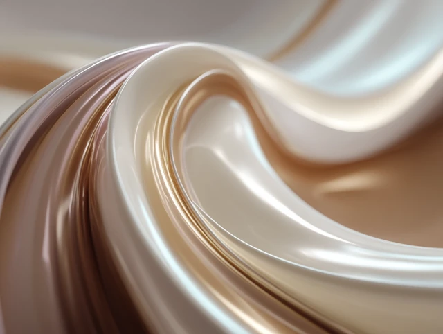Abstract Fluid Curves and Gradients Digital Art