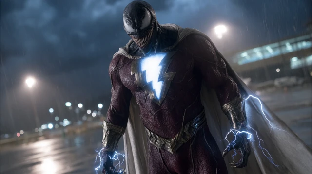 Venom Shazam Fusion Super Villain Illustration