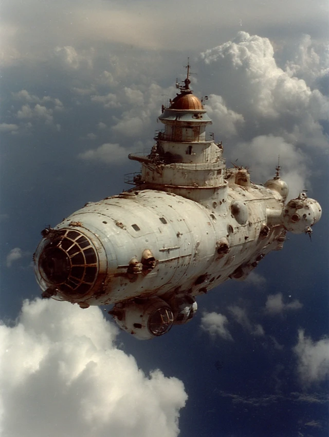 SciFi Spaceship in the Clouds Terry Gilliams Film