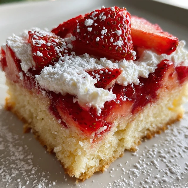 Easy Strawberry Shortcake Bars Recipe Delicious Treats