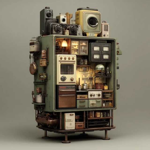 Impractical Practicality A Retro Cabinet of Wonders