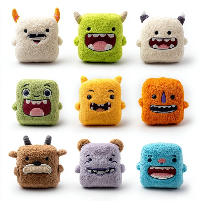 Cute Monster Plush Collectibles