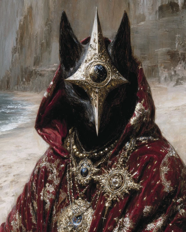 Dark Prince Painting Inspired by Hieronymus Bosch