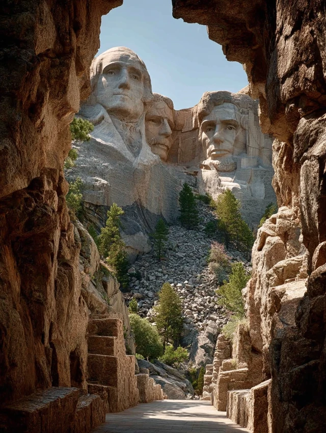 Mount Rushmore Majestic Monumental American Icon