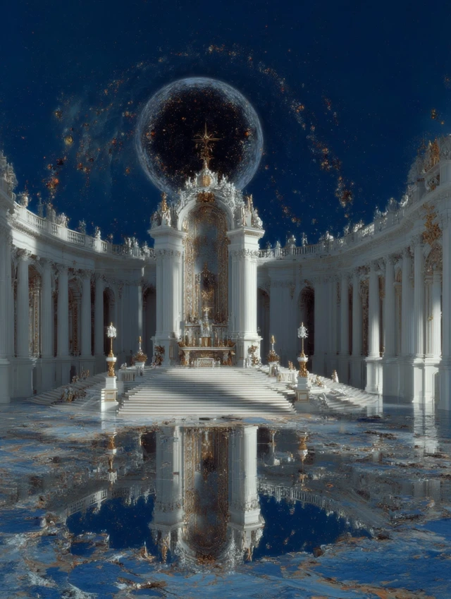 Baroque Futurism Celestial Interior Design