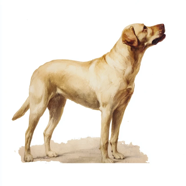 Yellow Lab Painting by John Singer Sargent