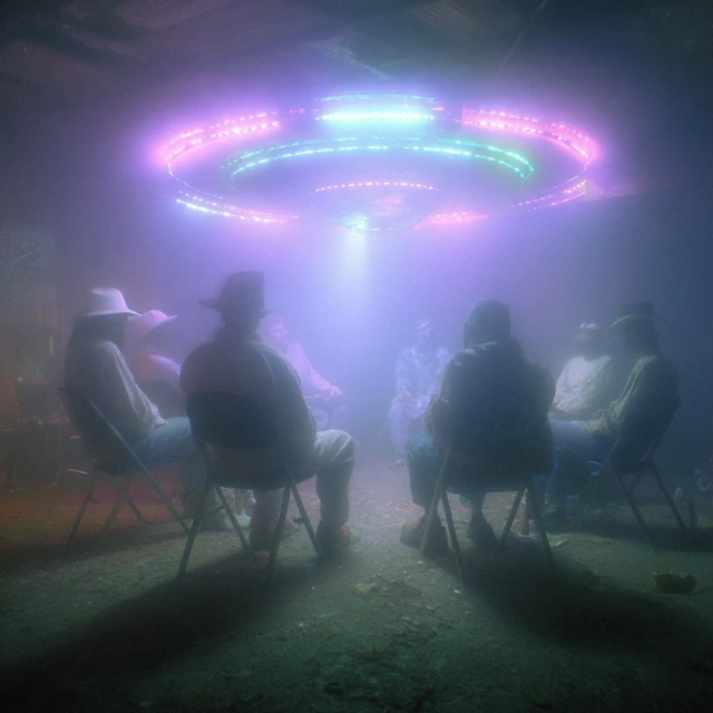 Alien Abduction Support Group 90s Photo