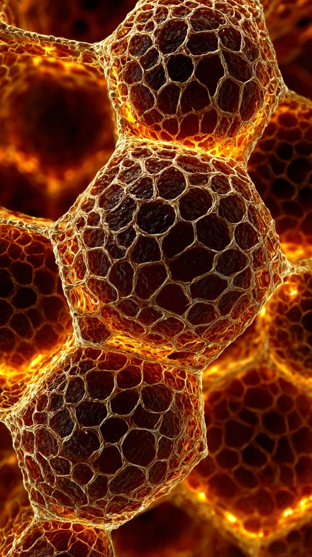 Detailed Macro Honeycomb Close Up