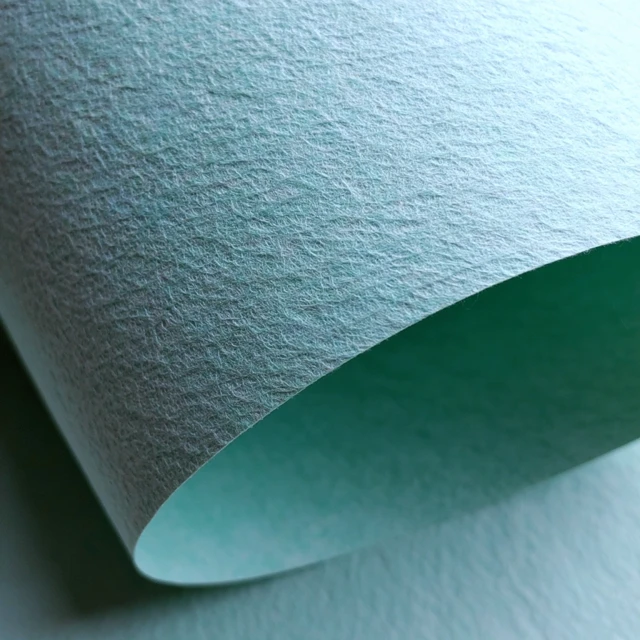 Mint Green Paper Texture Close Up