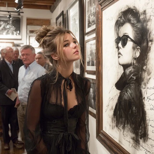 Art Gallery Opening VIP Dreamy Photo
