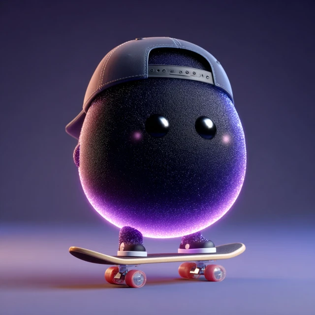 Cool Skateboarder 3D Character Design