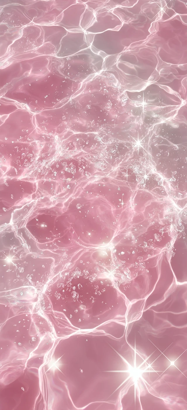 Pink Water Ripples Dreamy Background