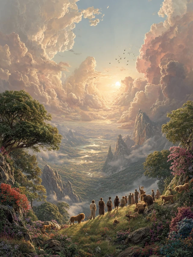 Harmony of Creation Majestic 4K Photo God''s World