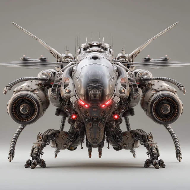 Harkonnen Death Machine Photorealistic SciFi Art