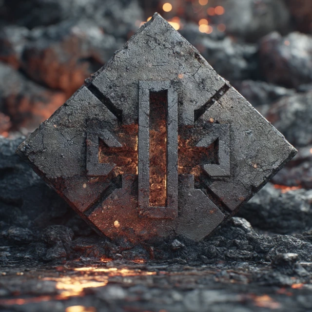 Doom Rune 4k Detailed Stone Illustration