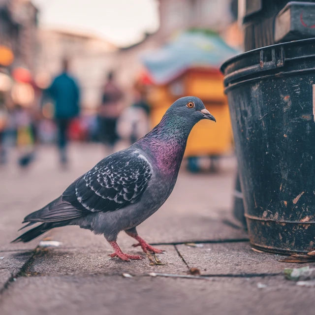 Pigeon in the City Urban Wildlife