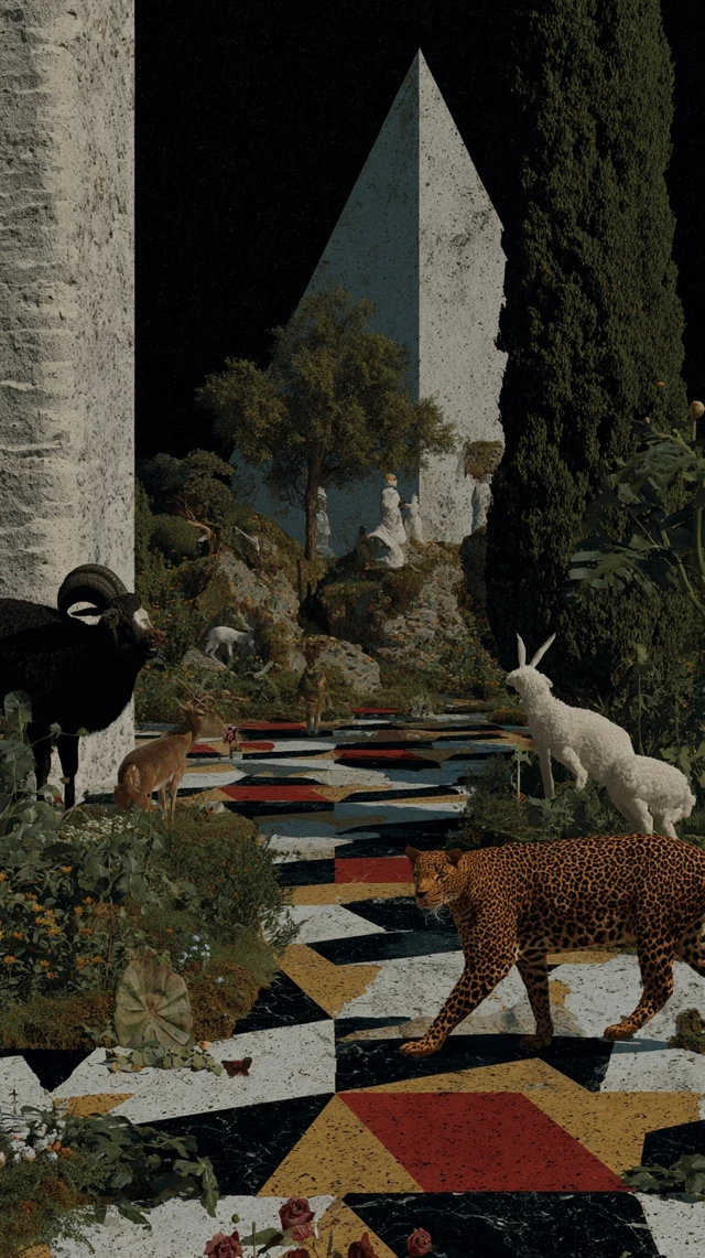 Maximalist Art Nature Animals Sculpture