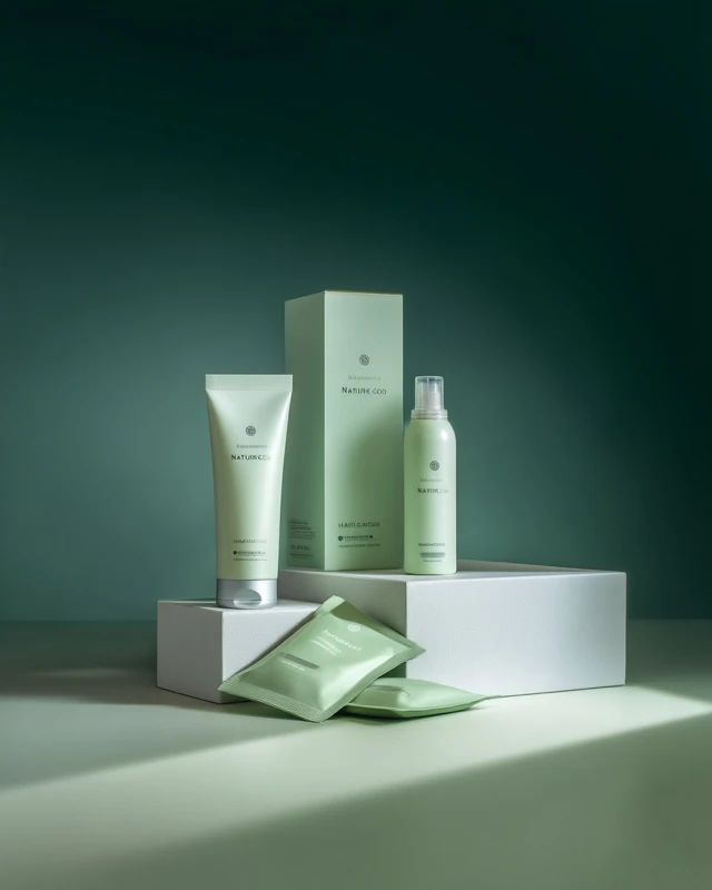 Naturalis Hair Color Product Photography Luxury Cosmetic Setup