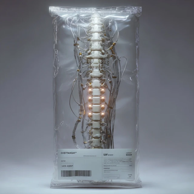 Cyberpunk Sandevistan Spinal Implant Biomedical Design