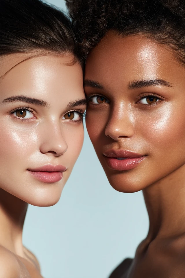 Glowing Skin Beauty Editorial Photography