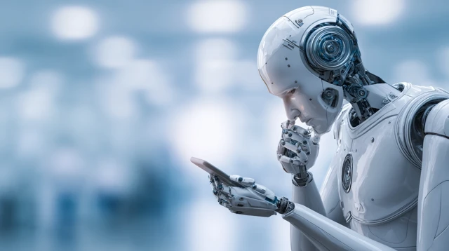 AI Robot Thinking Future Technology