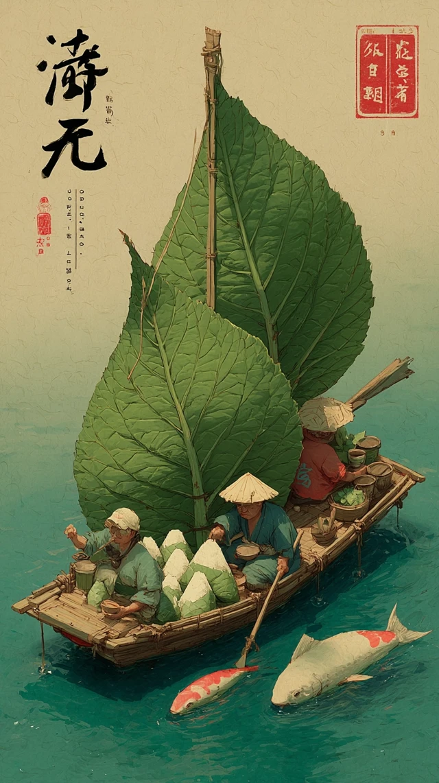Dragon Boat Festival Zongzi Illustration