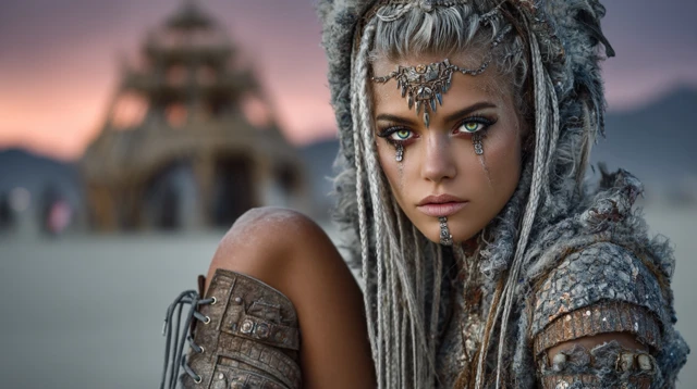 Burning Man Beauty: Futuristic Tribal Fashion