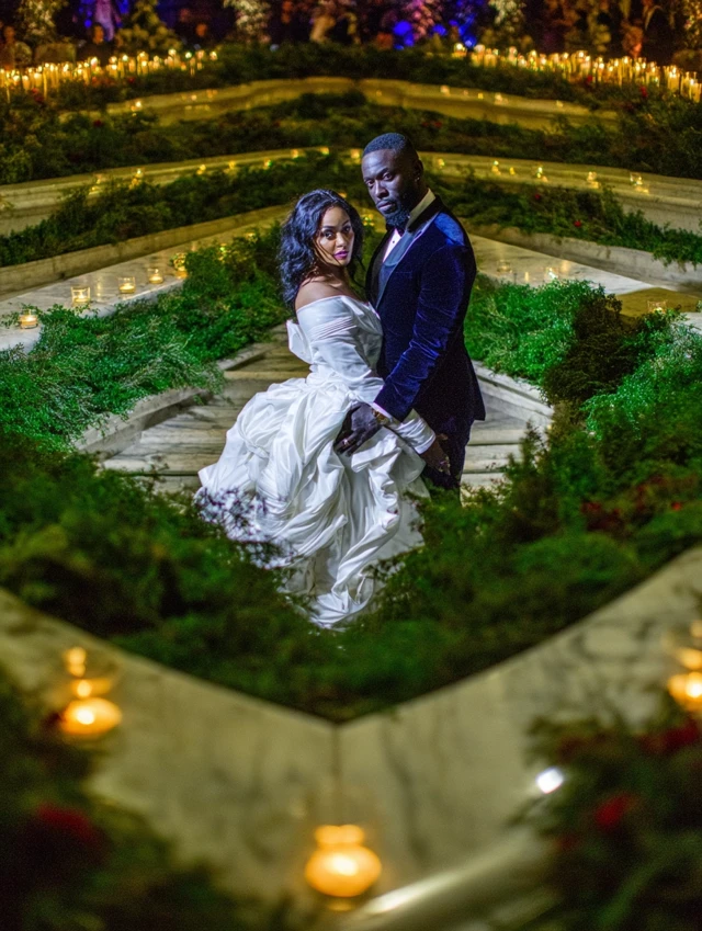 Black Couple Wedding Ceremony Photography