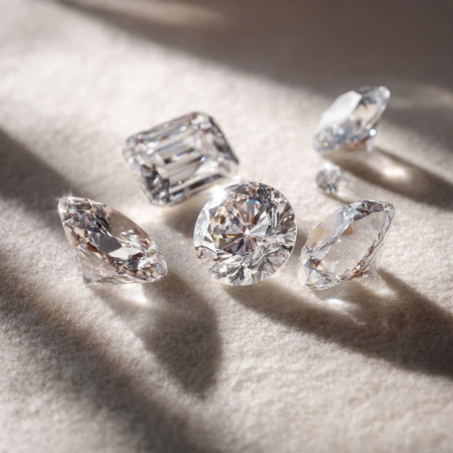Loose Diamonds Macro Photography