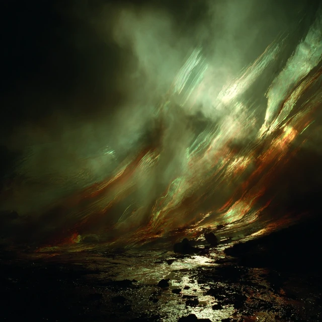 Iridescent Cloud Painting