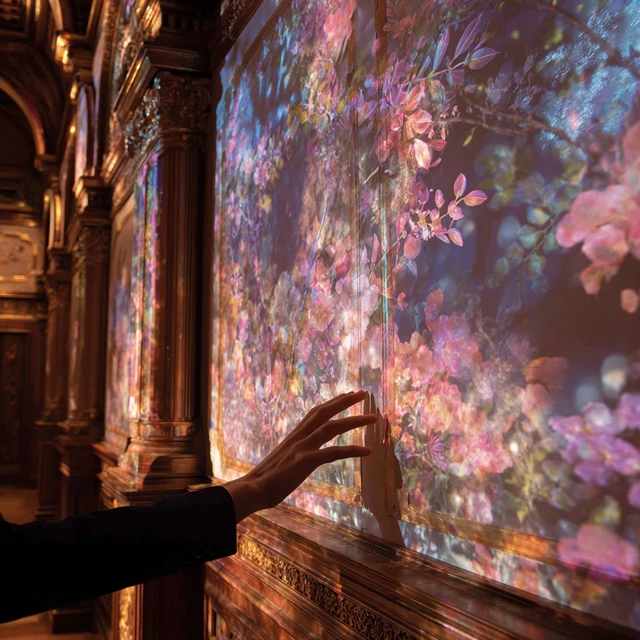 Renaissance Theater Interior Floral Projections