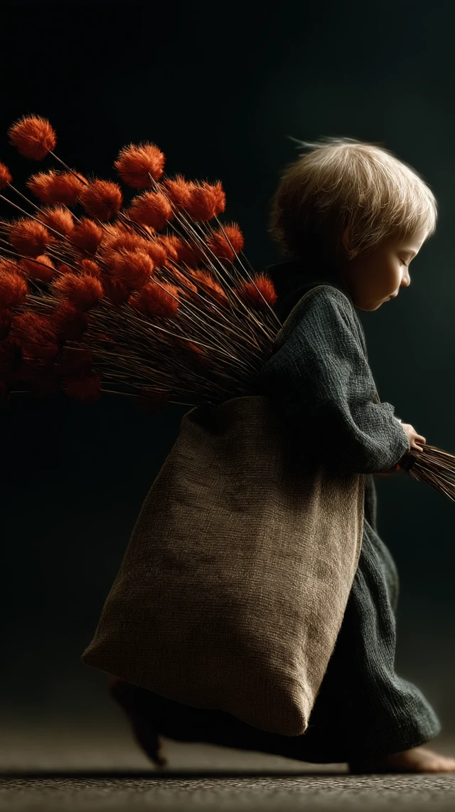 Little Prince and Roses Childrens Illustration
