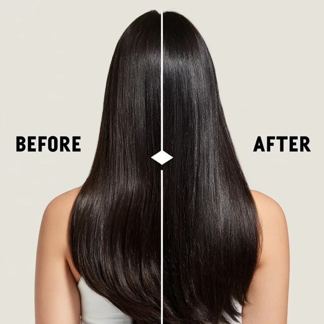 Hair Transformation Before and After