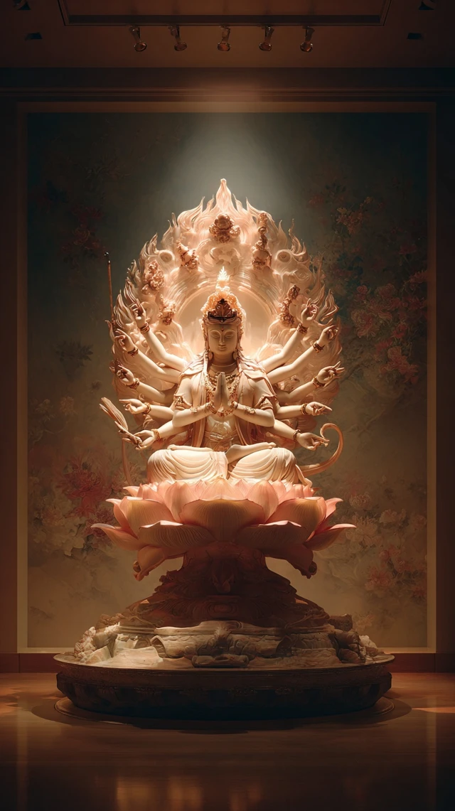 ThousandArmed Avalokiteshvara Bodhisattva Statue