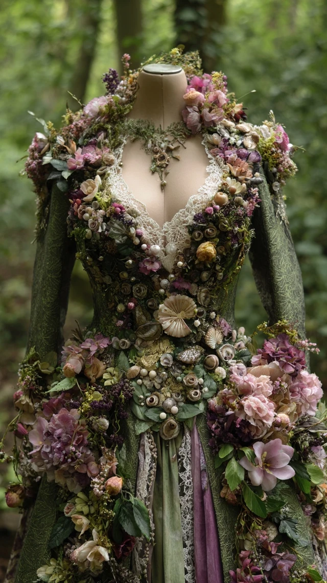Fairy Wedding Dress in Enchanted Forest