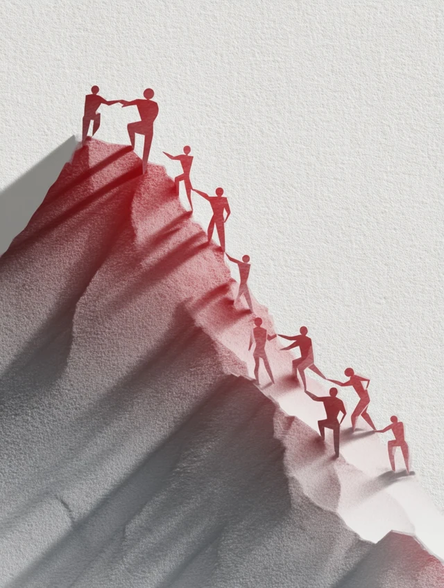 Teamwork and Team Building Illustration