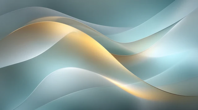 Abstract Ethereal Composition Cool Tones Serene