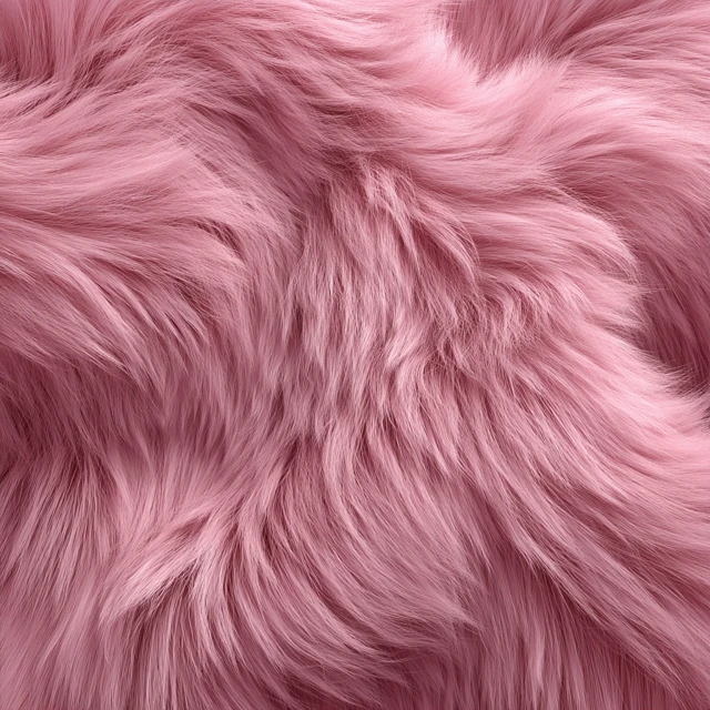 Photorealistic Pink Fur Texture